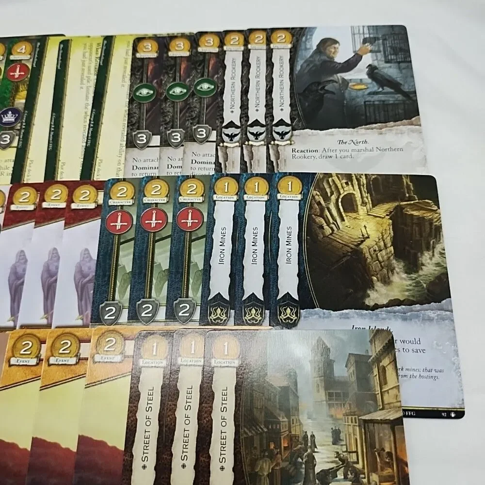 *No Box*Calm Over Westeros Game Of Thrones LCG Expansion Westeros Cycle Pack 5